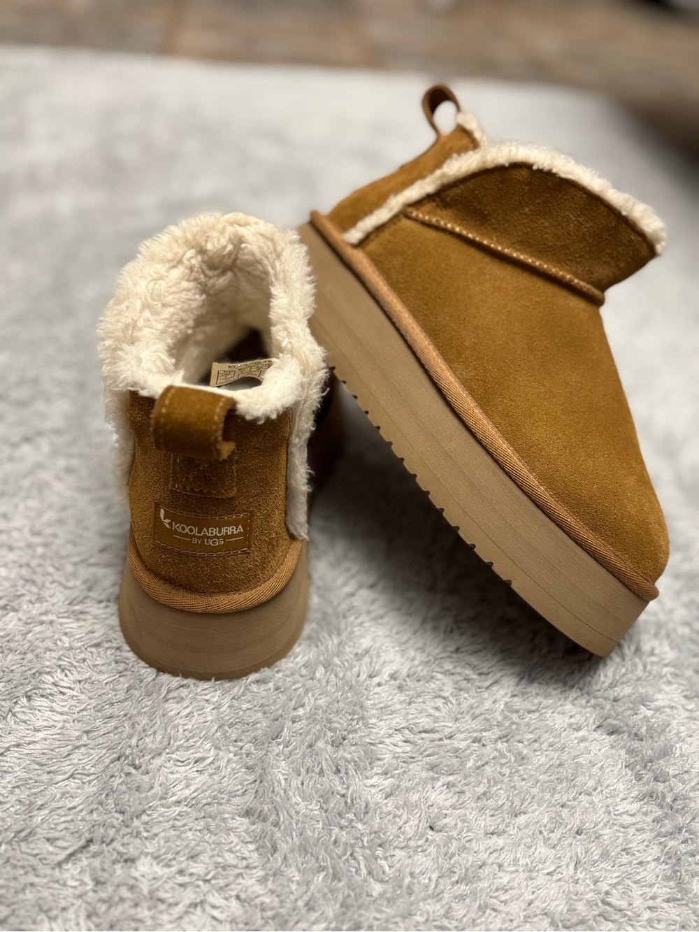 Women’s Koolaburra Ugg Mini Brown Platform Boots